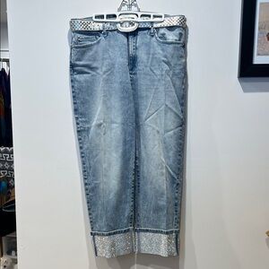 Karl Lagerfeld Light Blue Jeans with Silver Details